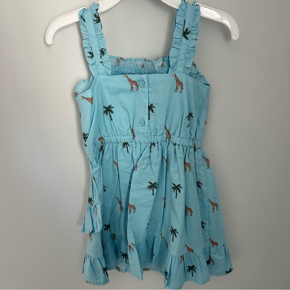 NWT Janie & Jack Giraffe Palm Dress- - Size 3 - Picture 5 of 5
